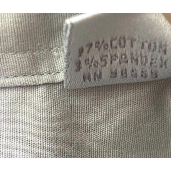 Halogen Mens' Solid Gray Dress Shirt Size 16.5-R Workwear Business - Picture 7 of 9